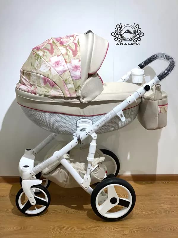 Коляска Adamex MONTE CARBON🇵🇱 3 в 1 (Польша) Эко кожа — 4