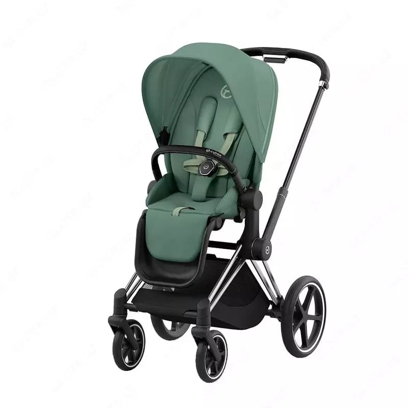 Комплект для прогулочного блока коляски Cybex - Priam Seat Pack Leaf Green Dark Green — 1