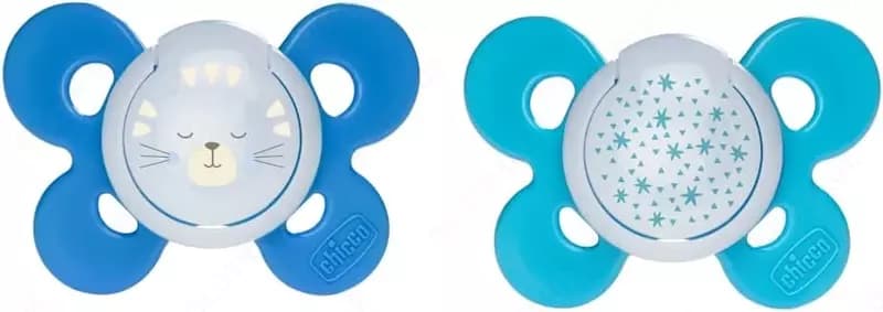 Соска-пустышка PHYSIO COMFORT BLUE 16-36m SIL 1PC, арт.CH74915-41 — 1