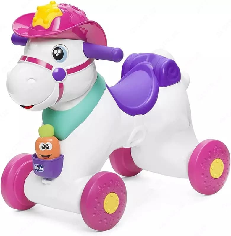 Лошадка-каталка CHICCO MISS BABY RODEO & FRIENDS, арт.CH11314-10 — 1