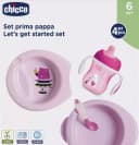 Набор столовых приборов для детей ”CHICCO” 6м+, 4 предмета (Pink)