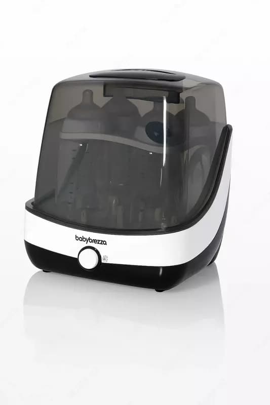 Сверхбыстрый стерилизатор и сушилка для детских бутылочек "Baby Brezza" 10 мин. (Арт. - BRZ0083) Черный/белый — 1
