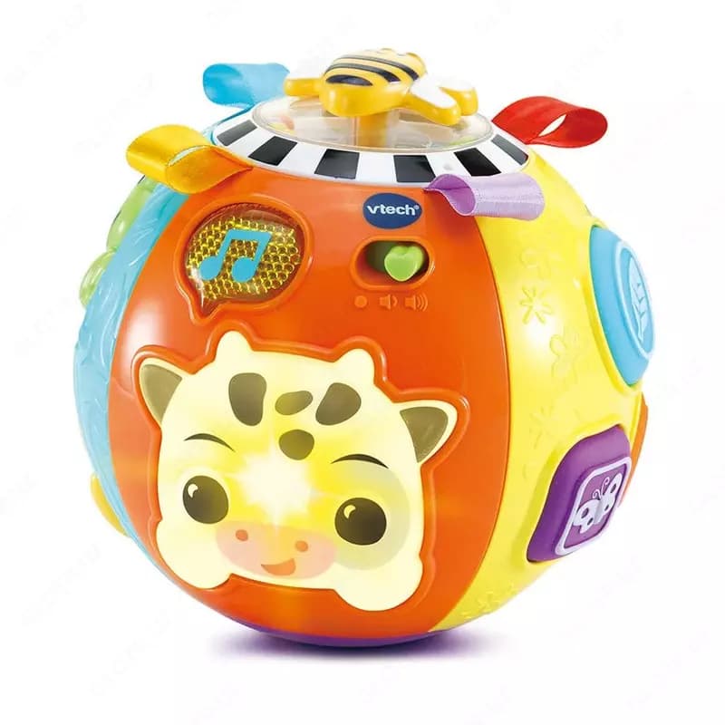 Интерактивная игрушка "Vtech" Вращающийся и обучающий разноцветный мяч, 6м+ (Ассортимент) NEW — 1