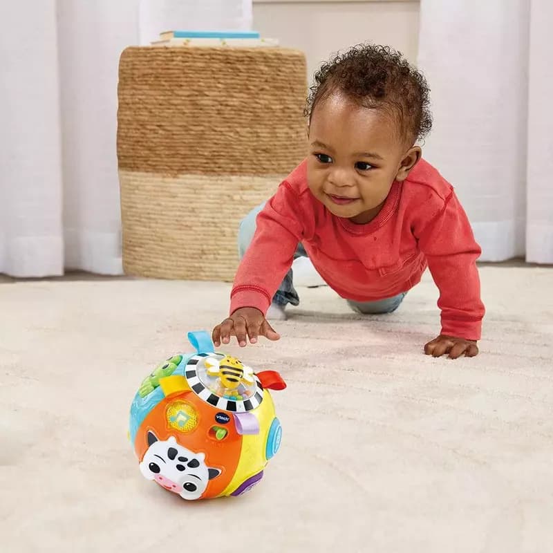 Интерактивная игрушка "Vtech" Вращающийся и обучающий разноцветный мяч, 6м+ (Ассортимент) NEW — 4