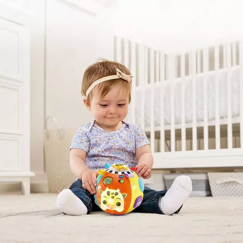 Интерактивная игрушка "Vtech" Вращающийся и обучающий разноцветный мяч, 6м+ (Ассортимент) NEW — 5