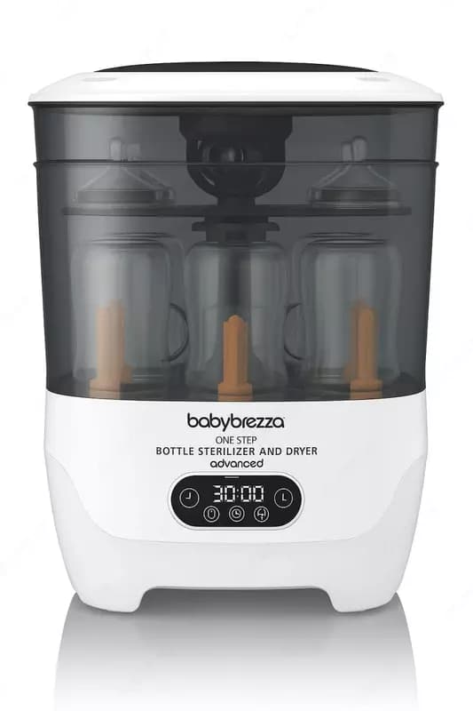 Стерилизатор и сушилка (паровая) для детских бутылочек "Baby Brezza" One Step Advanced (Арт. - BRZ0069) Белый — 1