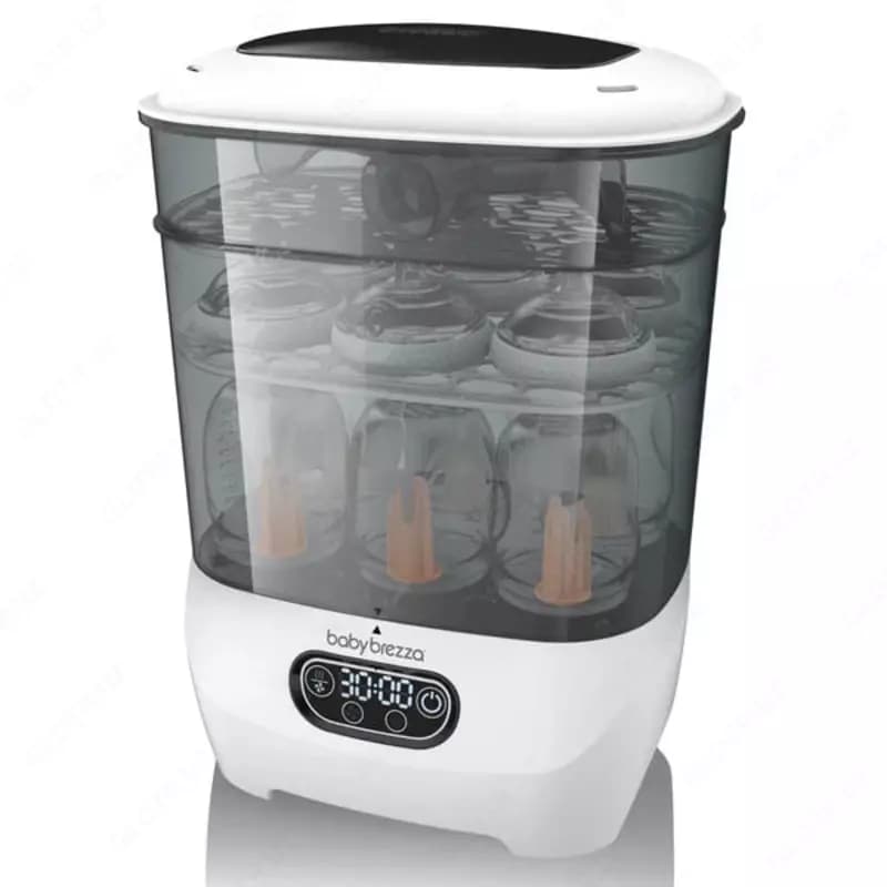 Стерилизатор и сушилка (паровая) для детских бутылочек "Baby Brezza" One Step Advanced (Арт. - BRZ0069) Белый — 2