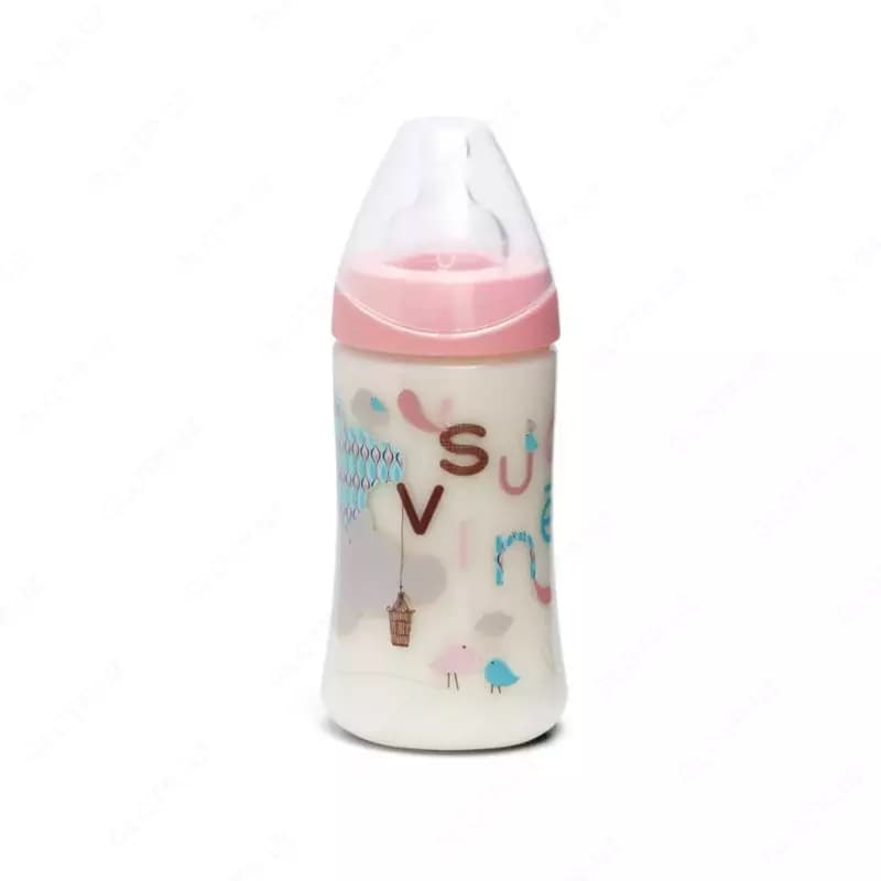 Подарочный набор бутылочек ”Suavinex” Welcome Baby Set Girl, 2-4 мес. (NEW) — 4