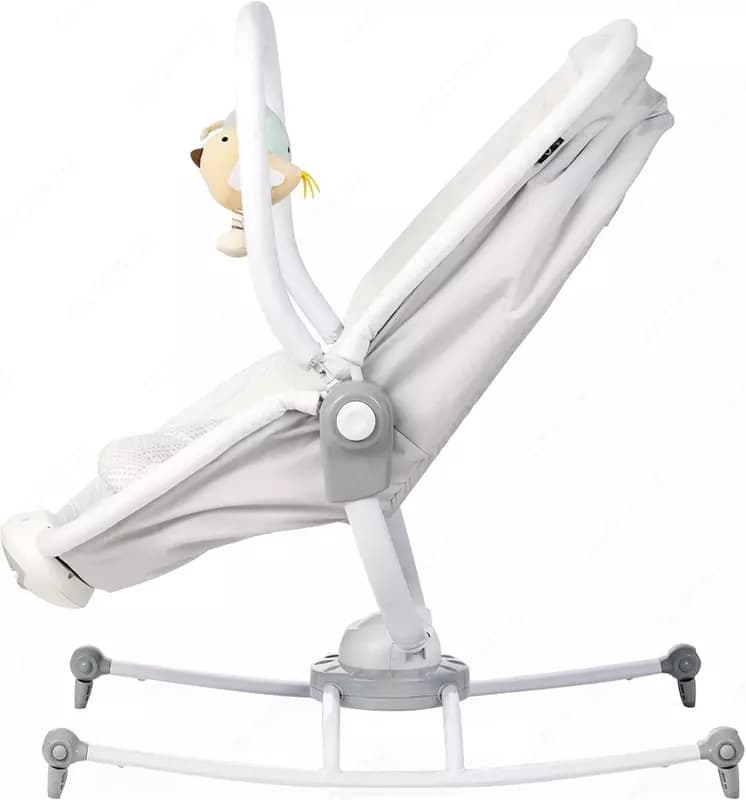 Люлька-качалка 2 в 1 ”Jikel” Minos JK805551-90, Nexus Electric Swing & Rocker (Франция) Серая — 7
