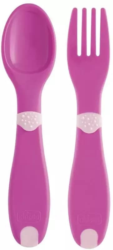 Набор для кормления ребенка CHICCO WEANING SET 12m+ GIRL, арт. CH16201-10 — 2