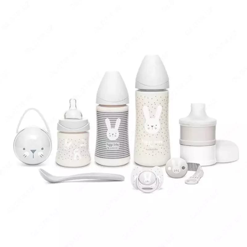 Подарочный набор бутылочек ”Suavinex” Welcome Baby Set Premium 0+ мес. (NEW) — 1