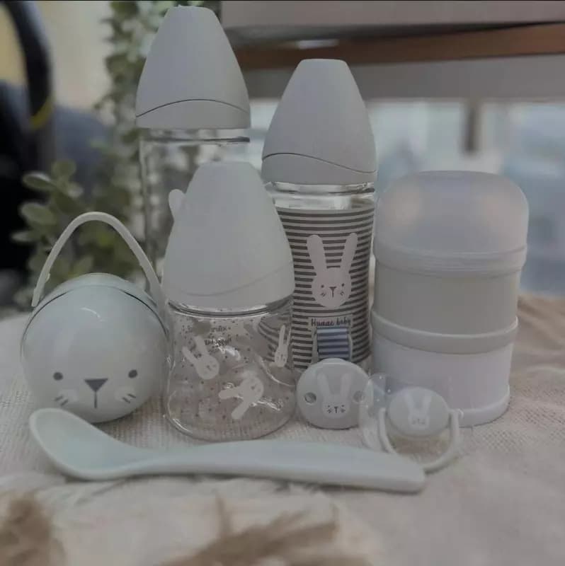 Подарочный набор бутылочек ”Suavinex” Welcome Baby Set Premium 0+ мес. (NEW) — 3