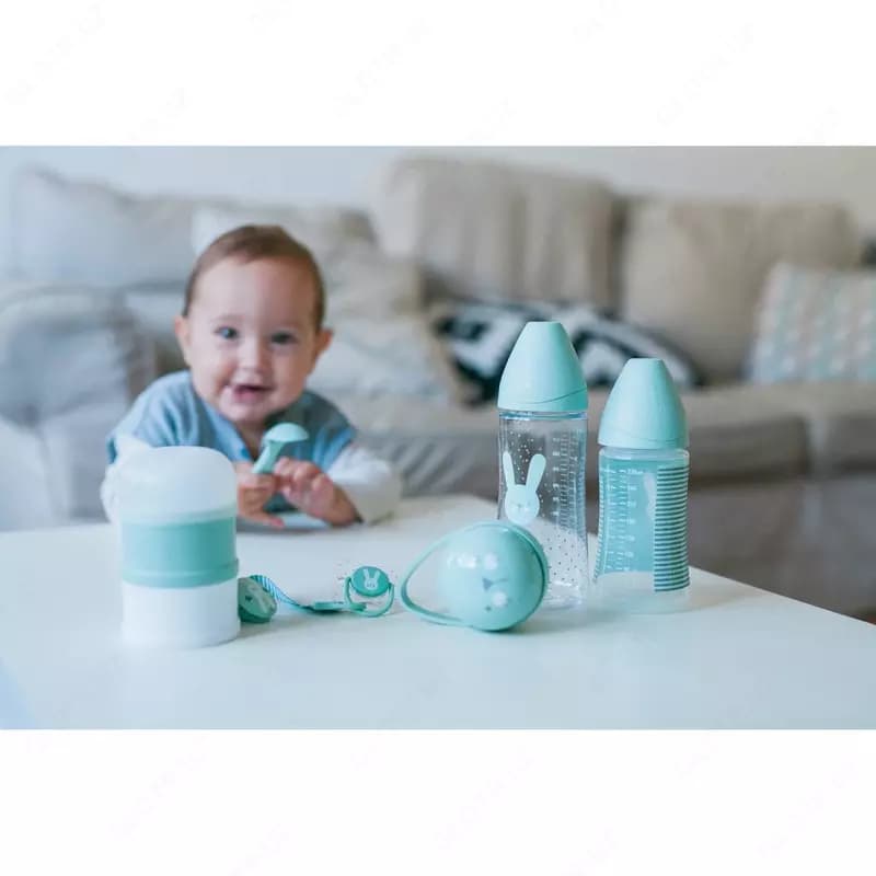 Подарочный набор бутылочек ”Suavinex” Welcome Baby Set Premium 0+ мес. (NEW) — 4