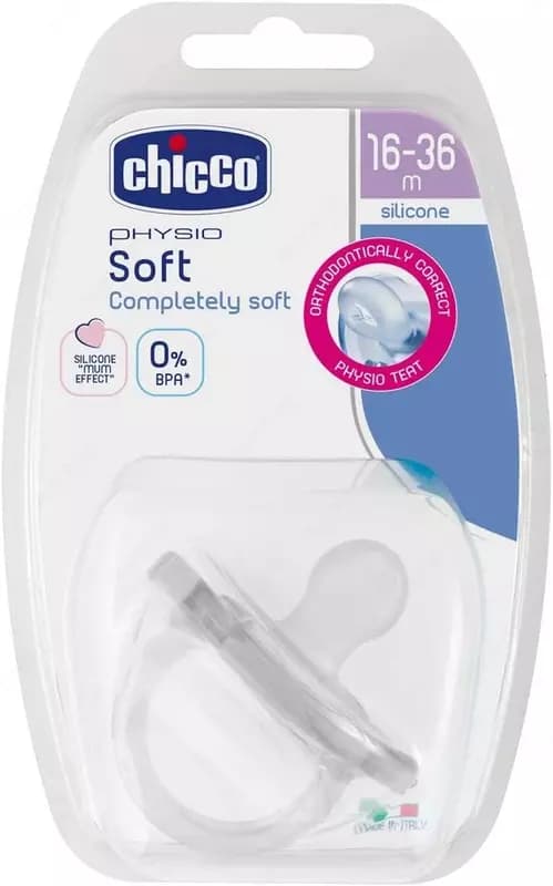 Соска-пустышка PHYSIOFORMA SOFT 16-36m SIL 1PC, арт.CH01810 — 3