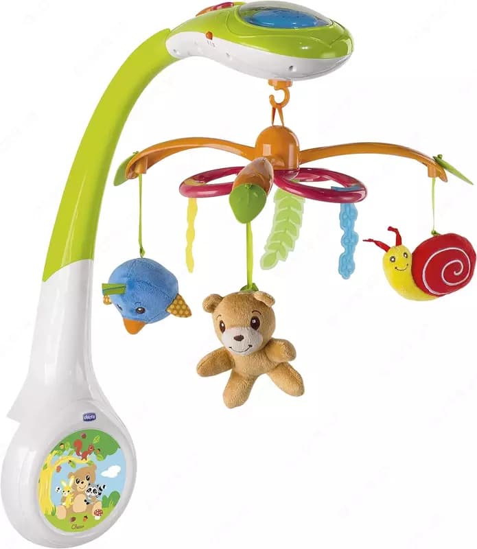 Мобиль на кроватку с проектором Chicco MAGIC FOREST COT MOBILE PROJECTOR, арт.CH11350 — 1