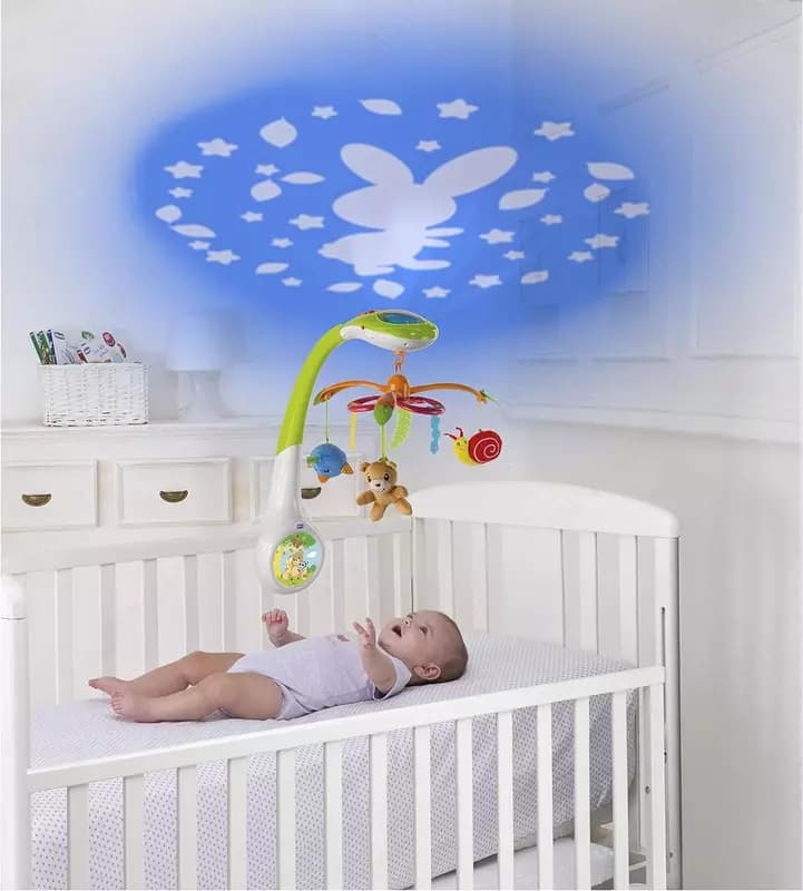 Мобиль на кроватку с проектором Chicco MAGIC FOREST COT MOBILE PROJECTOR, арт.CH11350 — 4