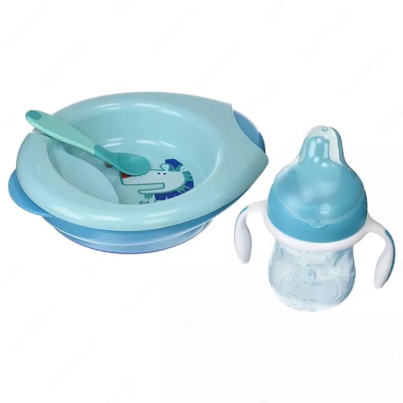 Набор для кормления ребенка CHICCO WEANING SET 6m+ BOY, арт.CH162002 — 3