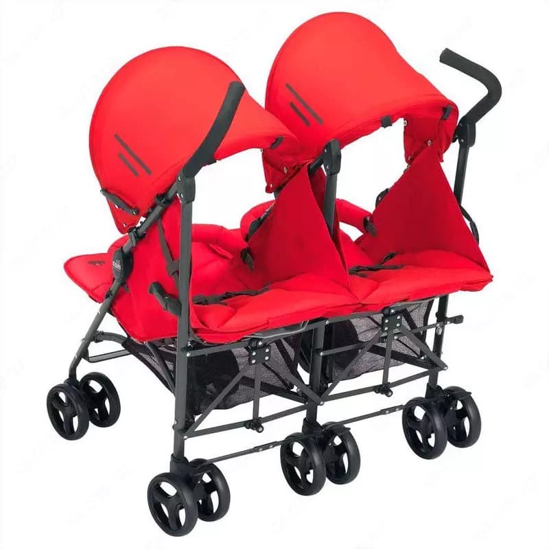 Коляска CAM TWIN FLIP COL.24 ROSSO красная — 4