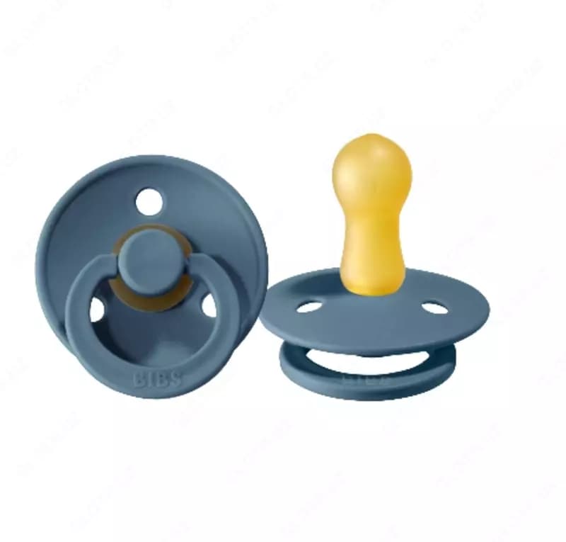 Классическая латексная пустышка BIBS COLOUR Petrol 0-6 месяцев (размер 1) — 1