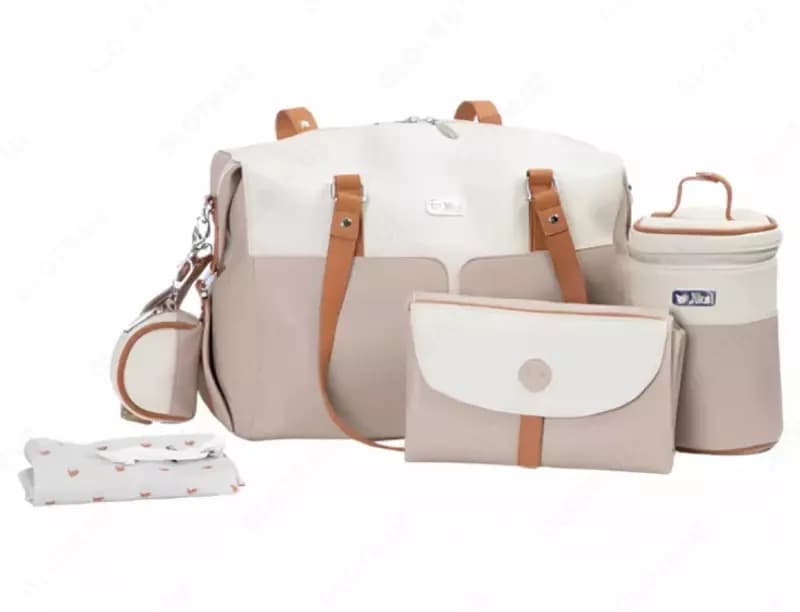 Сумка для мамы Jikel Diaper Bag JK801001-62, бежевый — 2
