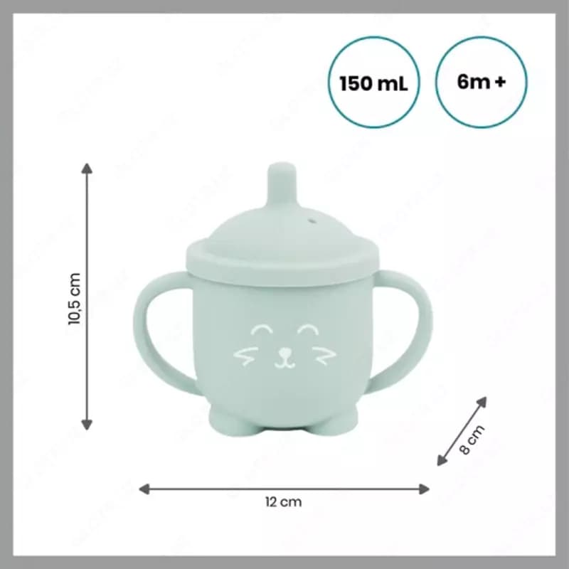 Силиконовая чашка Babymoov EASY Cup , 150 мл. (Франция) 150 мл. с 6 мес — 5