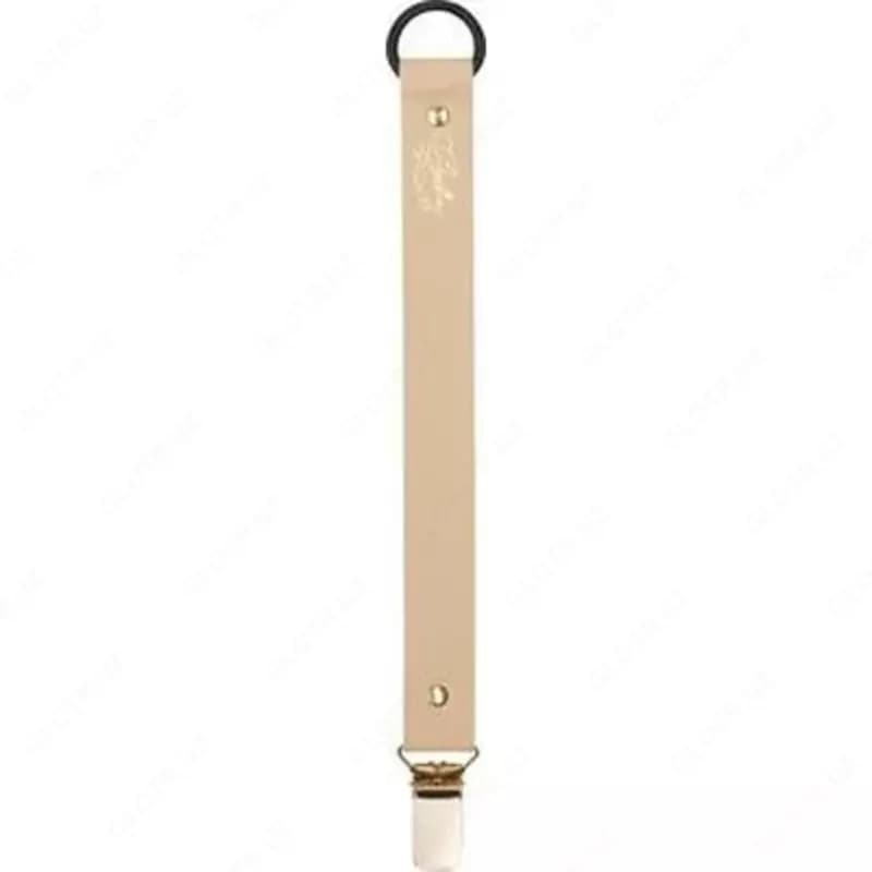 Держатель для пустышки Bjallra of Sweden – коллекция Beige Faux Leather (BC1043) — 1