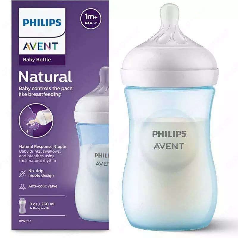 Бутылочка для кормления Philips Avent серии Natural (1m+, 260 ml) — 4