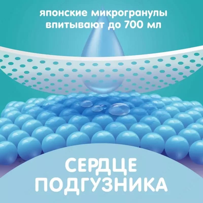 🦒Подгузники Giraffe L (8-15 кг) 52 шт. 💧LOVULAR — 4