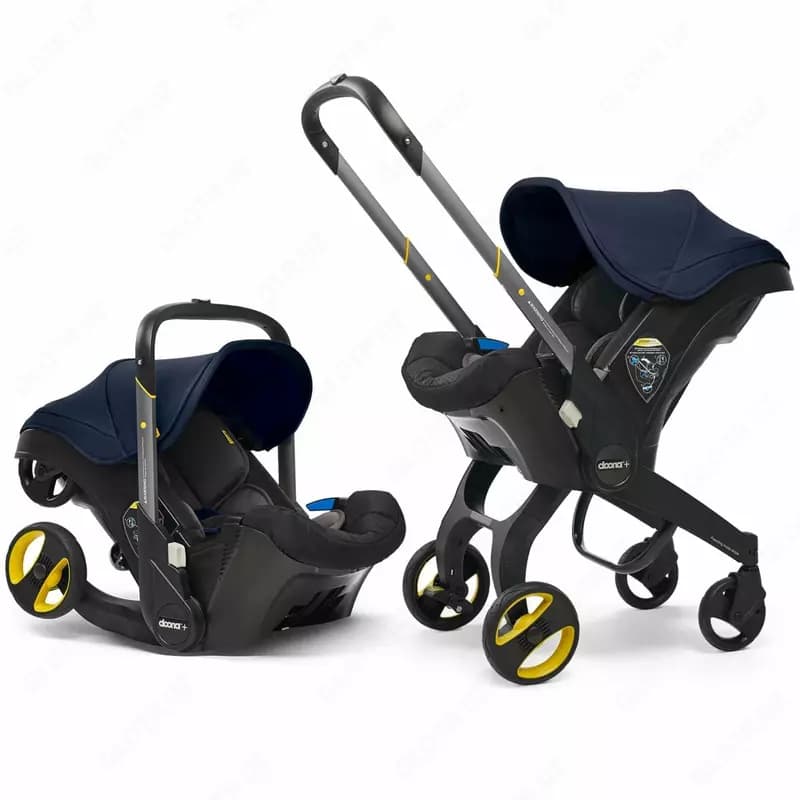 Автокресло-коляска 2в1 ”Doona+” 0-13 кг (Вluch Рink) — 1