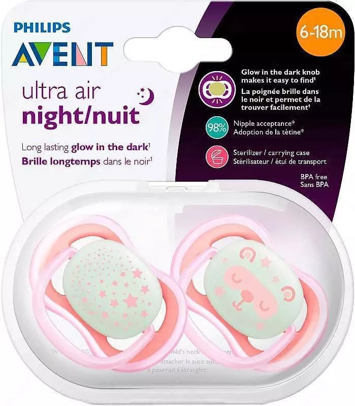 Philips Avent Пустышки 2шт (ultra air) — 1