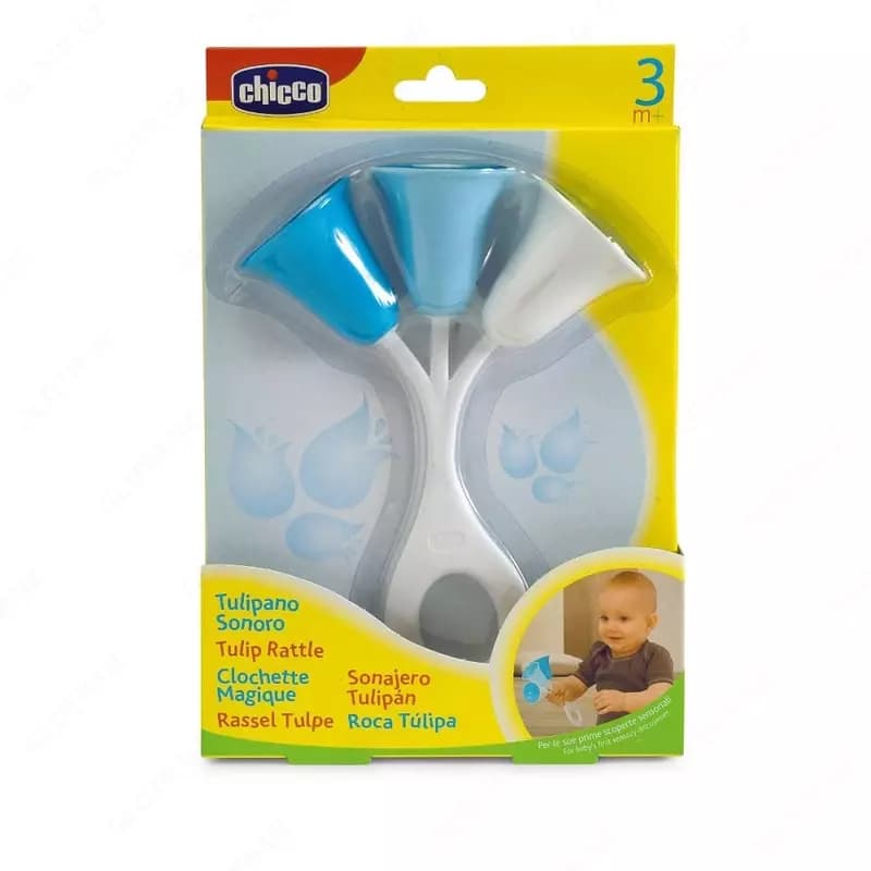 Погремушка Chicco TULIP RATTLE BLUE, арт.CH000232 — 2