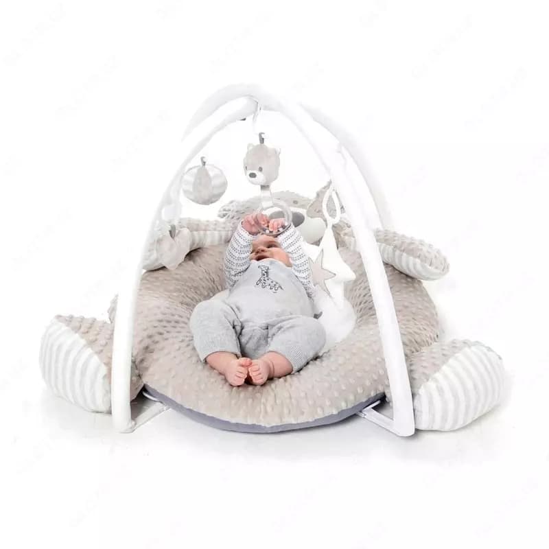 Детский игровой коврик с игрушками BabyZee "Медведь" от 0+ до 6 мес. — 3
