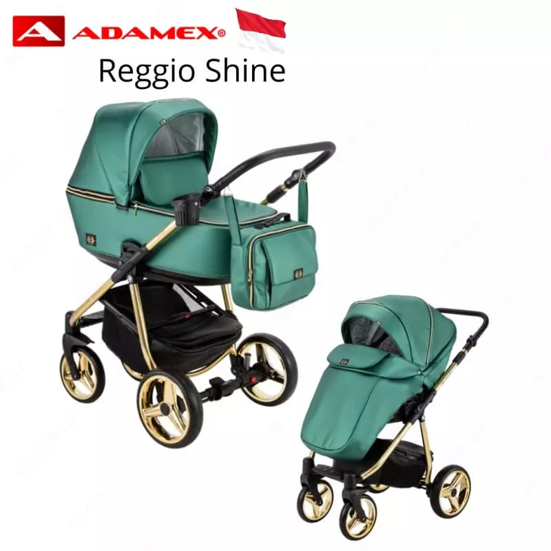 Коляска Adamex Reggio Shine Collection 3 в 1 (Польша) — 6