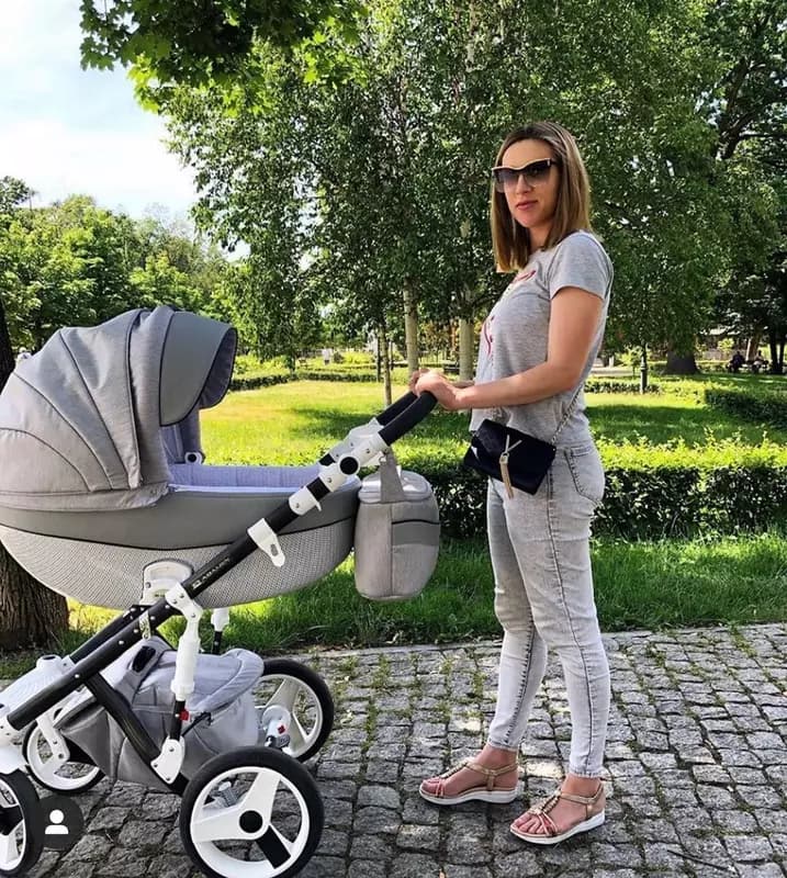 Коляска Adamex MONTE CARBON🇵🇱 3 в 1 (Польша) Эко кожа — 4