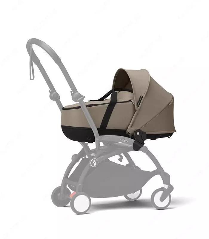 Люлька 0+ для коляски Stokke® YOYO³ (Серо-коричневая) NEW — 3
