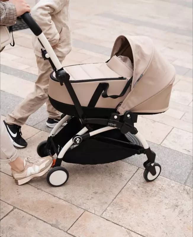 Люлька 0+ для коляски Stokke® YOYO³ (Серо-коричневая) NEW — 4