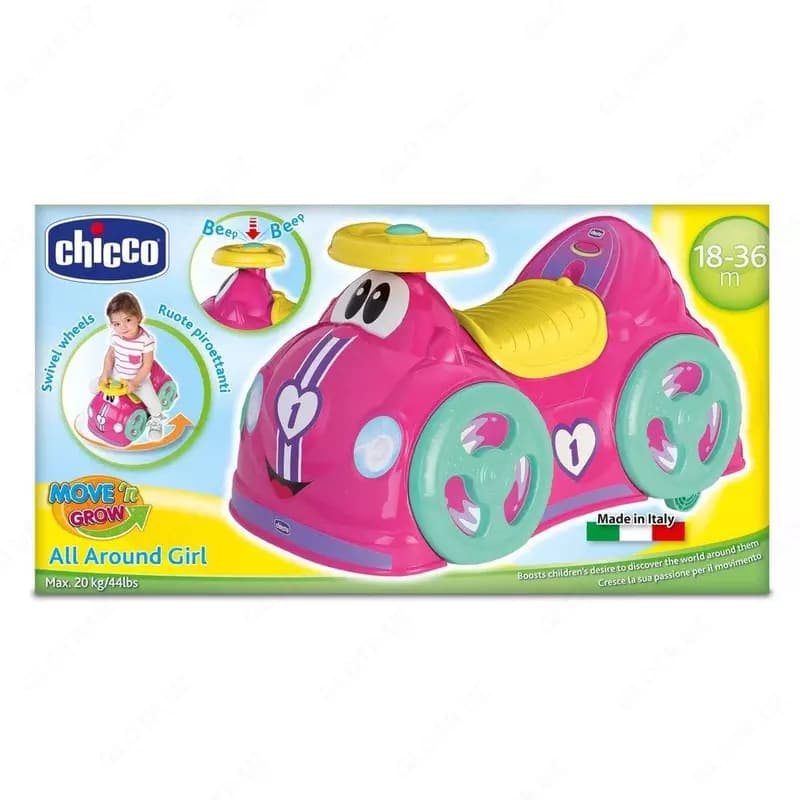 Машинка-каталка (для девочек) ”CHICCO” All Around Ride-On — 3