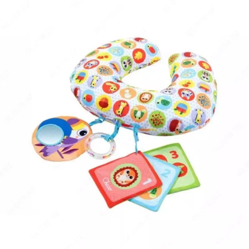 Подушка-игровой центр "Chicco" Animal Tummy Time, от 2 до 9 мес (NEW) — 1
