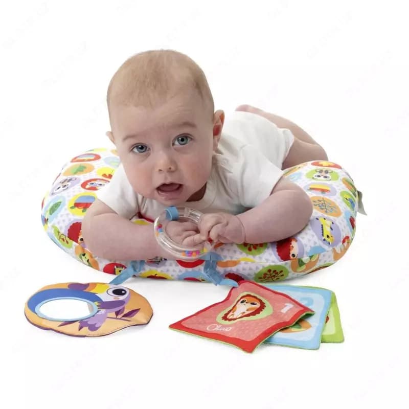Подушка-игровой центр "Chicco" Animal Tummy Time, от 2 до 9 мес (NEW) — 6