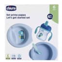 Набор столовых приборов для детей ”CHICCO” 6м+, 4 предмета (Blue)