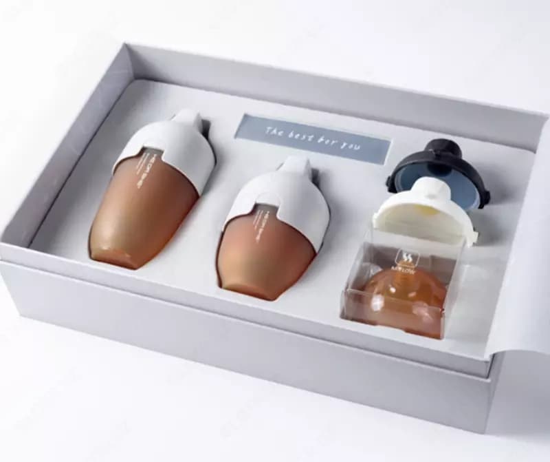 Премиальный подарочный набор детских бутылочек HEORSHE Ultra Wide Neck Premium Gift Set белый — 2