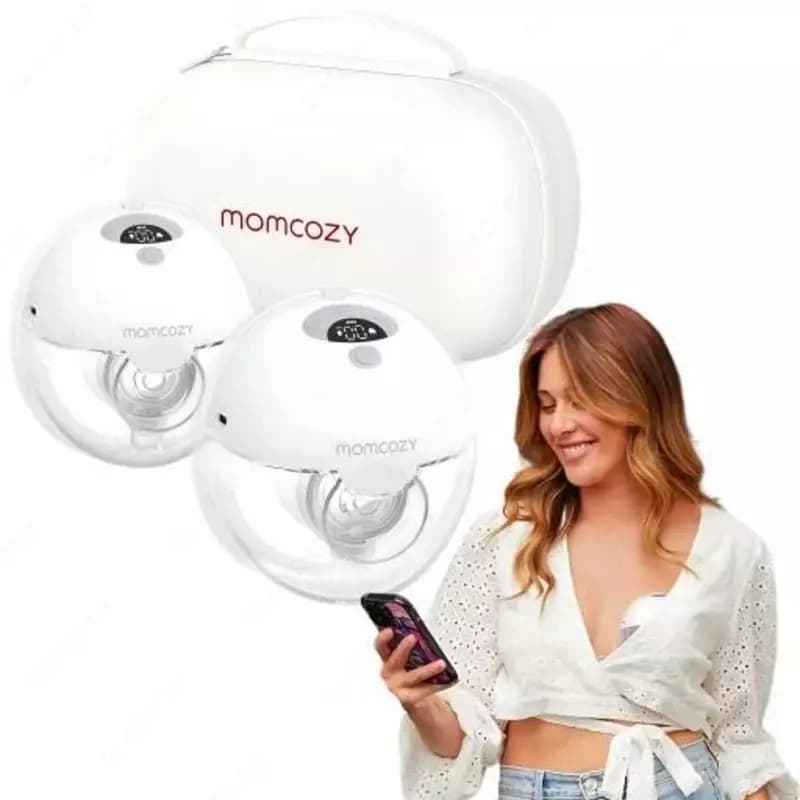 Портативный молокоотсос "Momcozy" M5 Hands-Free, 3 режима и 9 уровней сцеживания (NEW) — 3