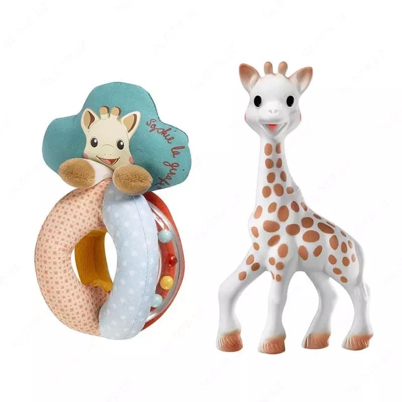Прорезыватели Подарочный набор Sophiesticated (Жираф Софи + погремушка), 🦒Sophie la girafe — 2