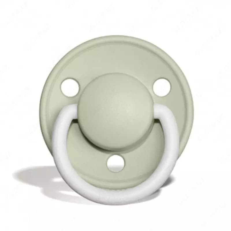 Соска-пустышка BIBS De Lux Silicone sage Glow 0-36 мес — 2