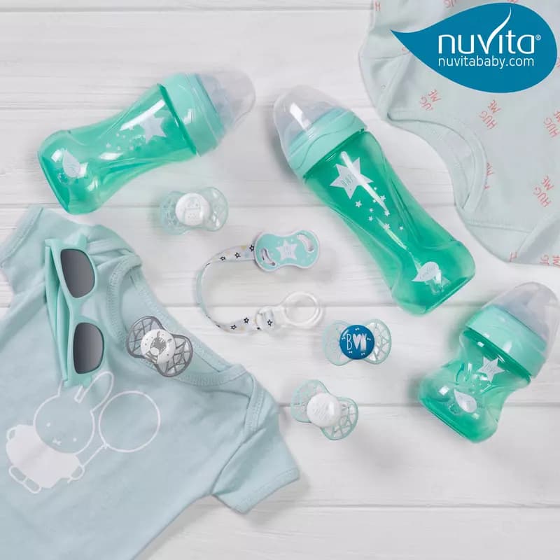 Бутылочка для кормления Nuvita Mimic Cool 250мл 3м+ Антиколиковая (Италия) — 2