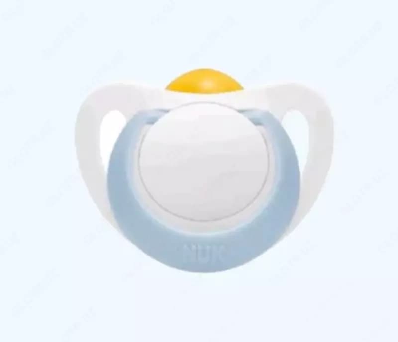 Nuk Пустышка Star латексная, для мальчика, 0-6 мес — 1