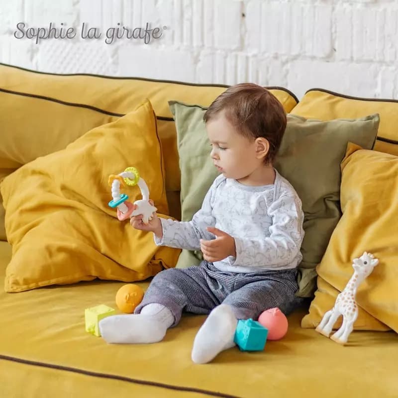 🦒 Погремушка-грызунок Жирафик Sophie — 3