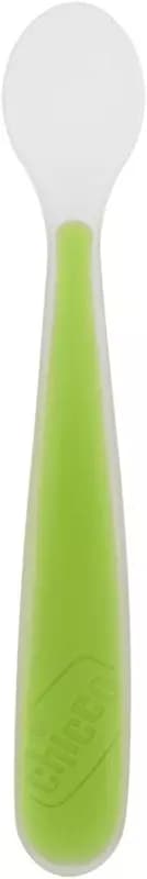 Детская ложечка SOFT SILICON SPOON 6m+ GREEN, арт.CH068285 — 1