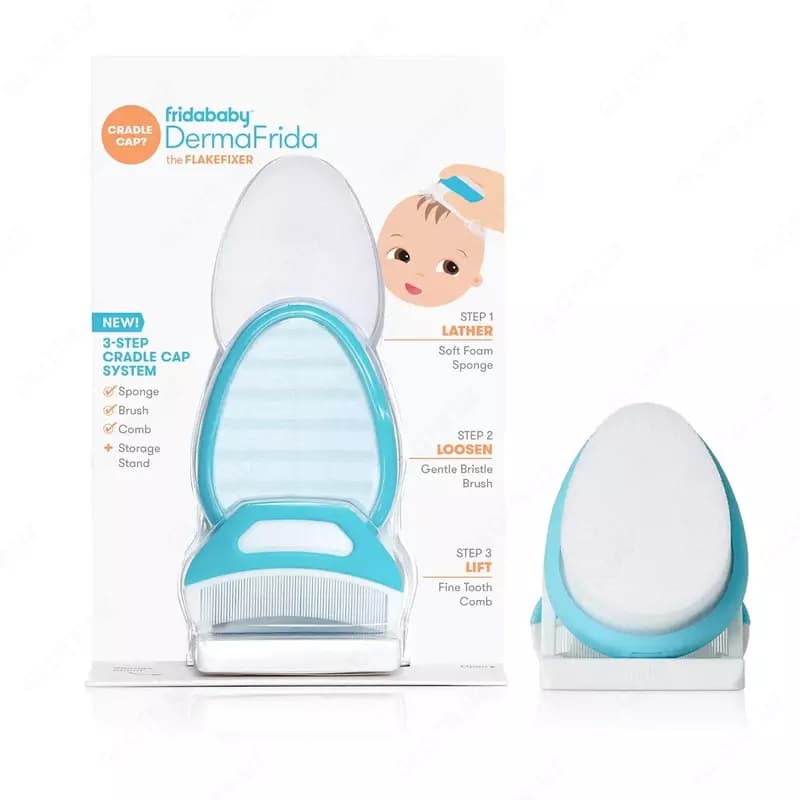 DermaFrida 3-шаговая система очистки от молочных корочек — 6
