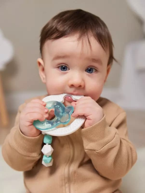 Набор прорезывателей для новорожденных Happy baby с держателем (Великобритания) 4+ — 3